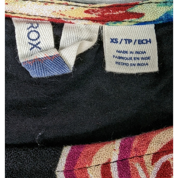 Roxy 'East Coast Dreamer' Bell Sleeve Floral Print Dress Size XS - Picture 4 of 7